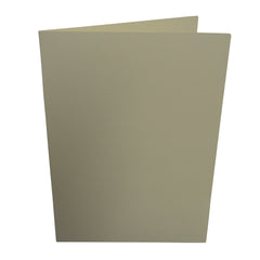 Linen ivory card blank folded in half