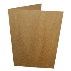5x7 kraft brown card blanks with white envelopes