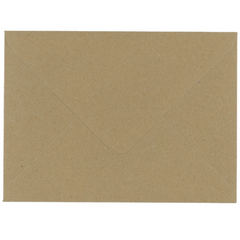 1000 Eco Kraft 5x7 Envelopes 114gsm Diamond Flap Greeting Card Invitation Full Box