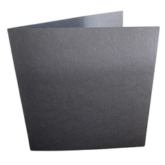50 6x6 Square Black Greeting Card Blanks & Black Envelopes - 300gsm