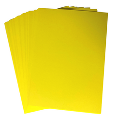 Stella Weds A4 Yellow Card Stock 250gsm, 297mm x 210mm, Smooth Cardstock for Card Making - Stella Weds