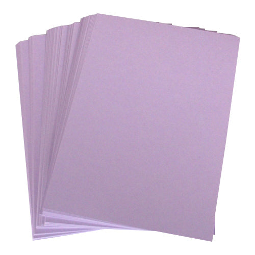 Stella Weds A4 Lilac Card Stock 250gsm, 297mm x 210mm, Double-Sided Cardstock for Crafts - Stella Weds