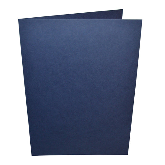 navy blue card blanks standing alone