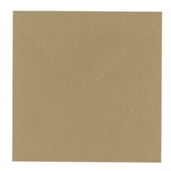 1000 Eco Kraft 6x6 Envelopes 114gsm Diamond Flap Greeting Card Invitation Full Box