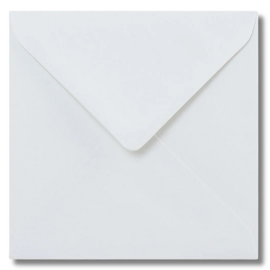 1000 White 8x8 Envelopes 100gsm Diamond Flap Greeting Card Invitation Full Box