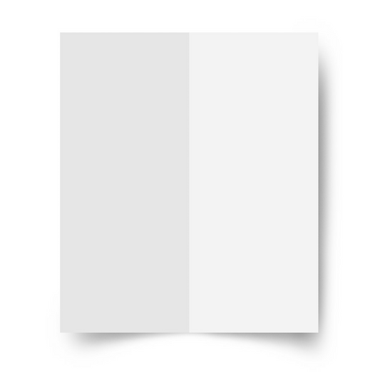 White paper on a white background