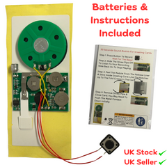 30s Recordable Voice Chip for Greeting Cards | DIY Sound Module with Audio Playback