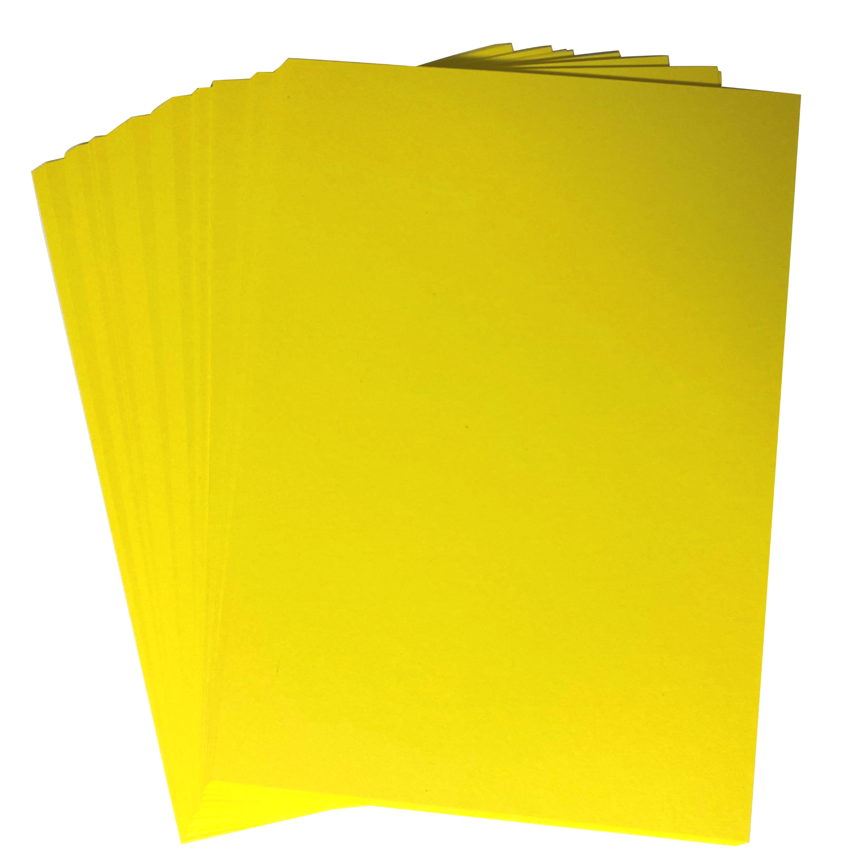 Stella Weds A4 Yellow Card Stock 250gsm, 297mm x 210mm, Smooth Cardstock for Card Making - Stella Weds