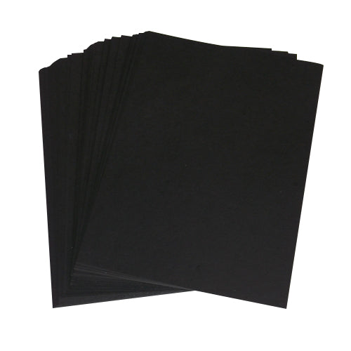 Stella Weds A6 Black Card Stock 250gsm, 148mm x 105mm, Double-Sided Cardstock for Crafts - Stella Weds