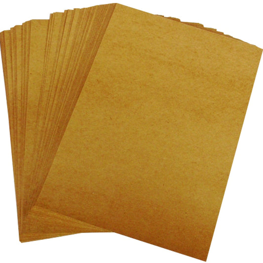 Stella Weds A4 Kraft Card Stock 250gsm, 297mm x 210mm, Smooth Craft Card for Papercrafts - Stella Weds