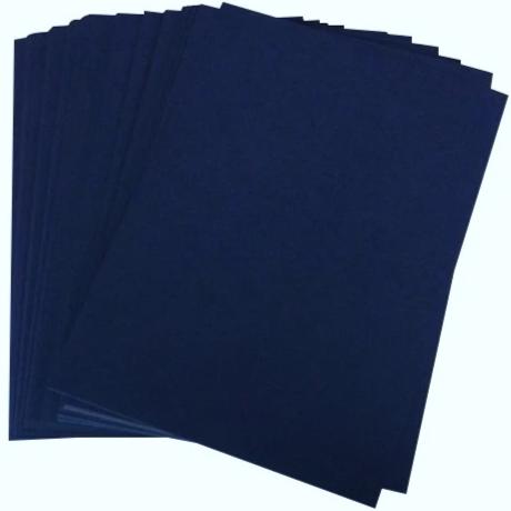Stella Weds 6x6 Navy Blue Card Stock 250gsm, 152mm x 152mm, Smooth Double-Sided Craft Card - Stella Weds